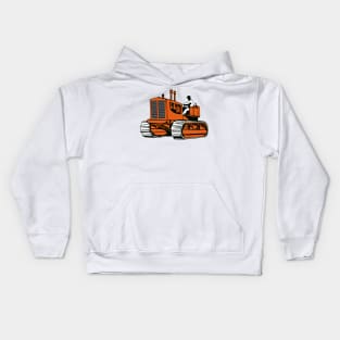 Vintage Tractor Retro Kids Hoodie